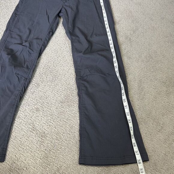 Prana Pants Womens 6 Gray Halle Nylon Outdoor Hiking Stretch Roll Up Gorpcore - Picture 14 of 15